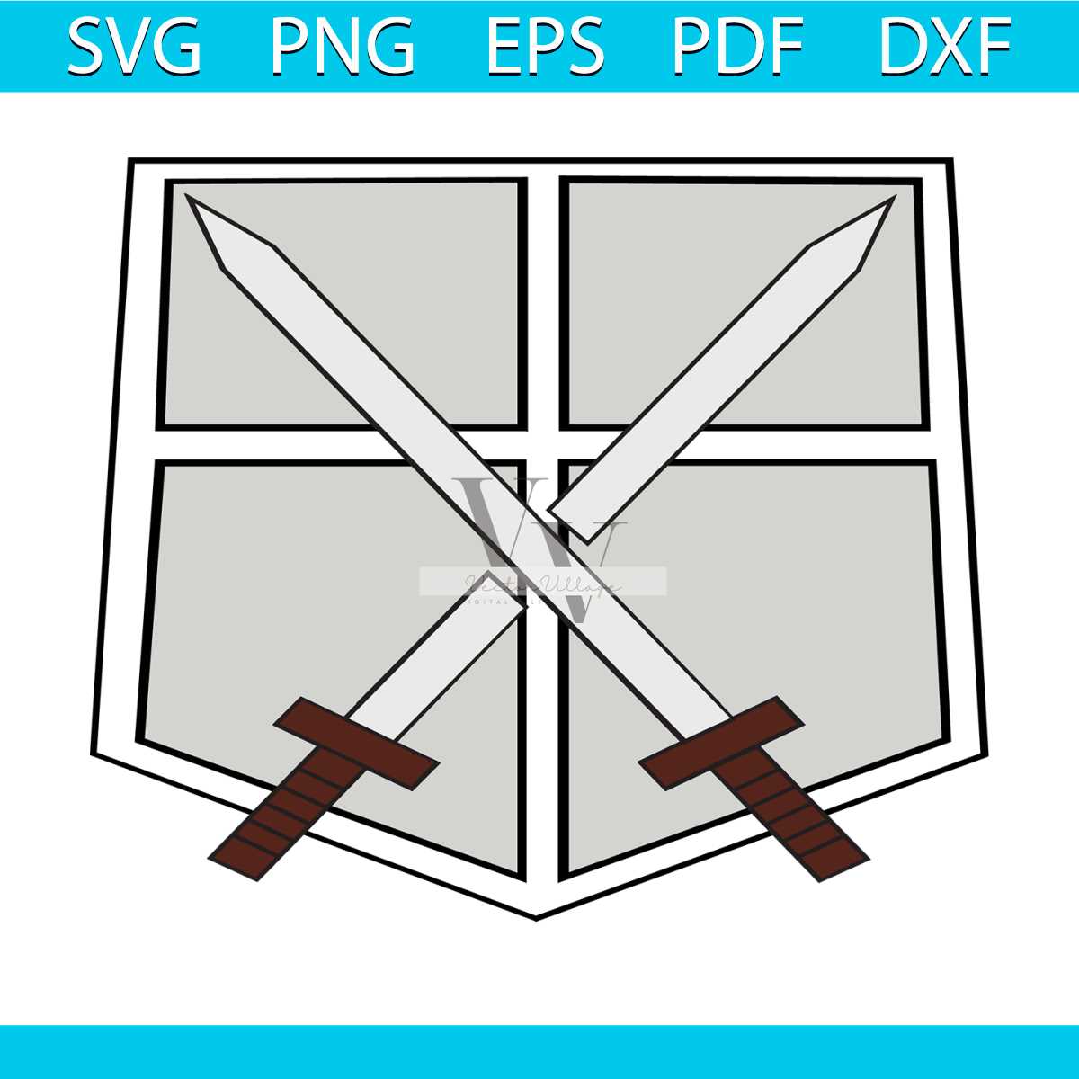 Attack on Titan Logo PNG, Anime PNG, Anime Characters PNG, T | Inspire ...