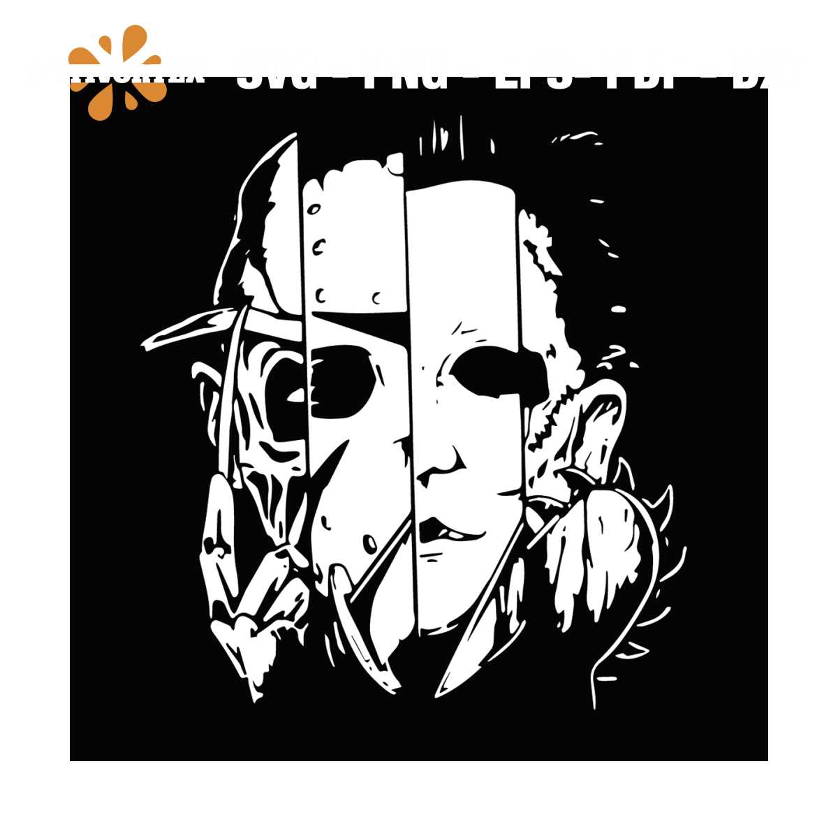 Horror Characters PNG, Horror Friends png, Horror Halloween Inspire