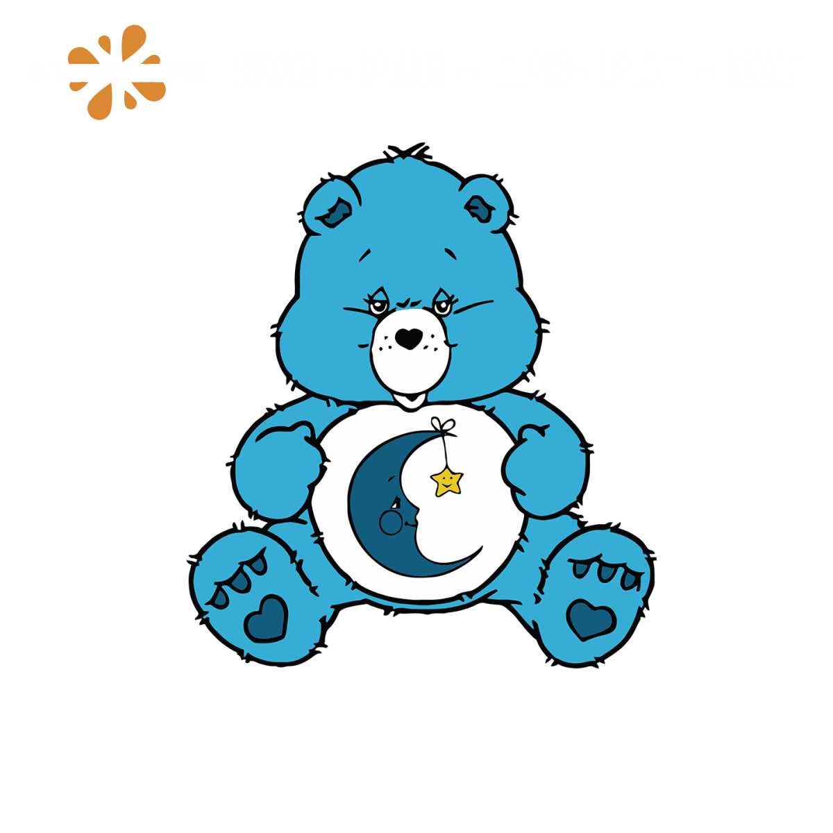 Clipart Sleepytime Care Bear Rainbow Care Bear Layered Png, Care