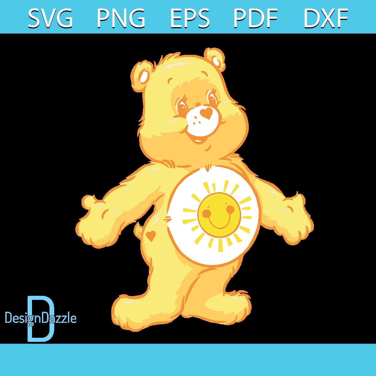 Care bears PNG Rainbow Bear png, Bear Care png, Happy