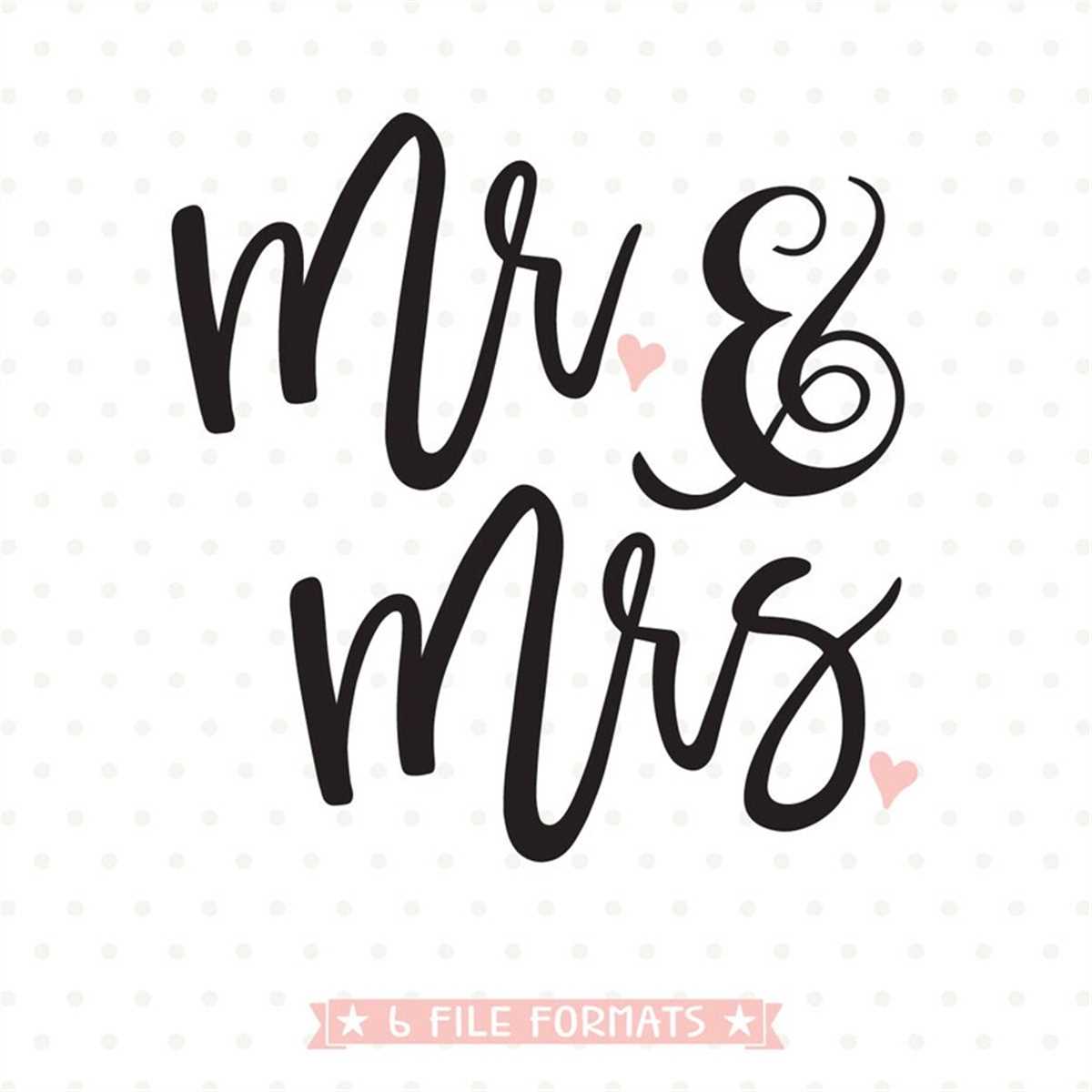 Wedding SVG file, Bride and Groom svg file, Mr and Mrs svg, | Inspire ...