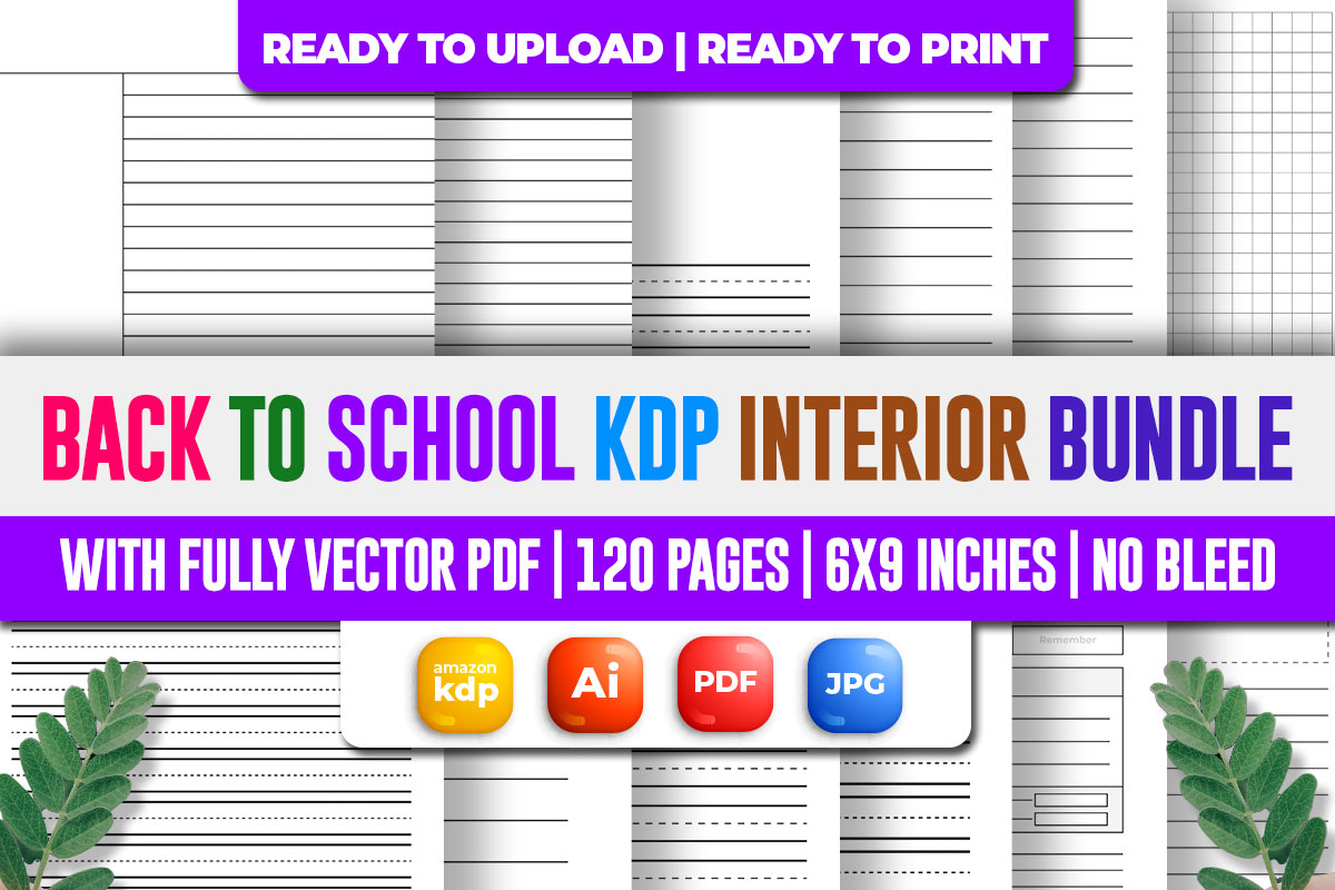 Back To School KDP Interior Bundle | Inspire Uplift