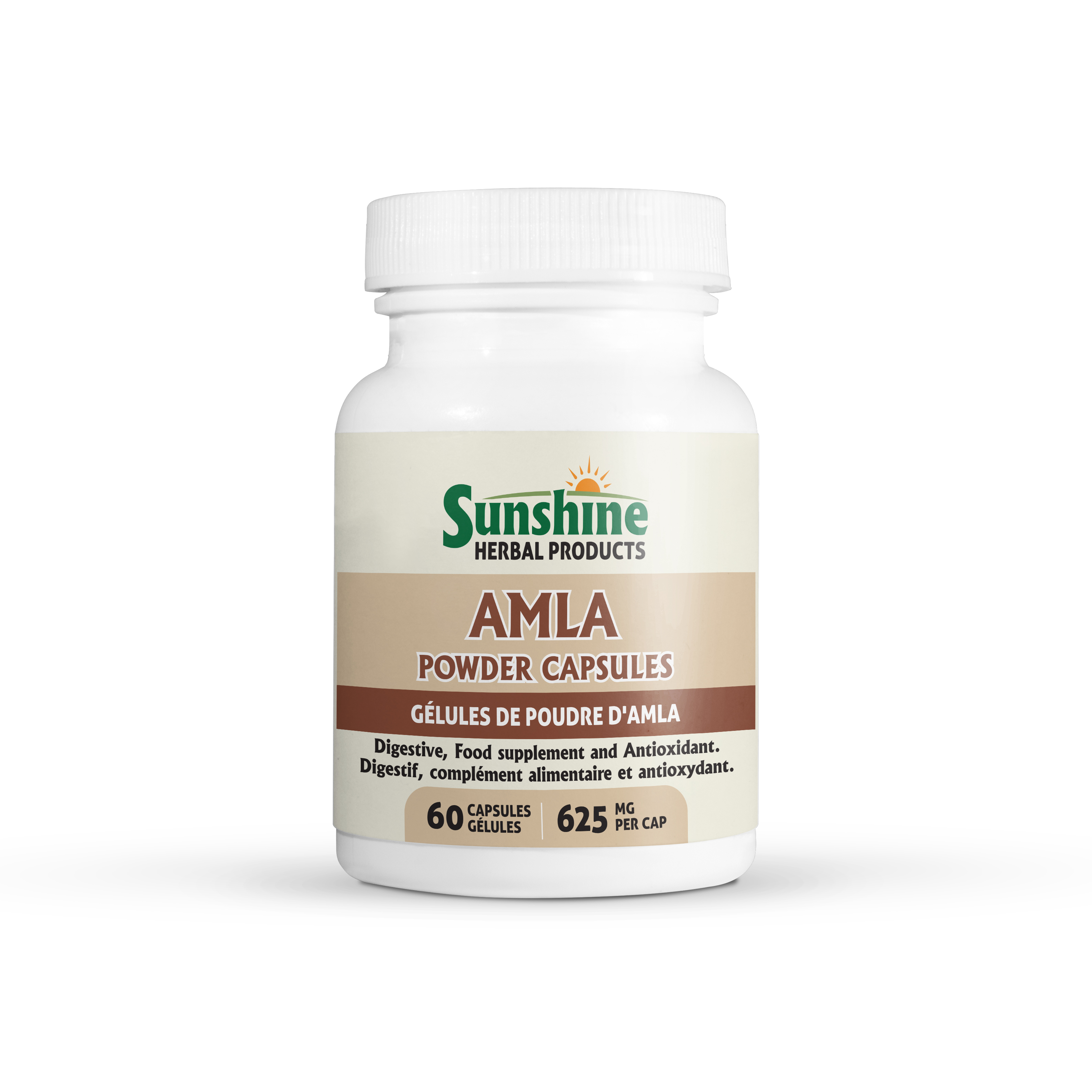 Amla powder capsules 600 mg 60 counts per bottle Non-GMO Org | Inspire ...