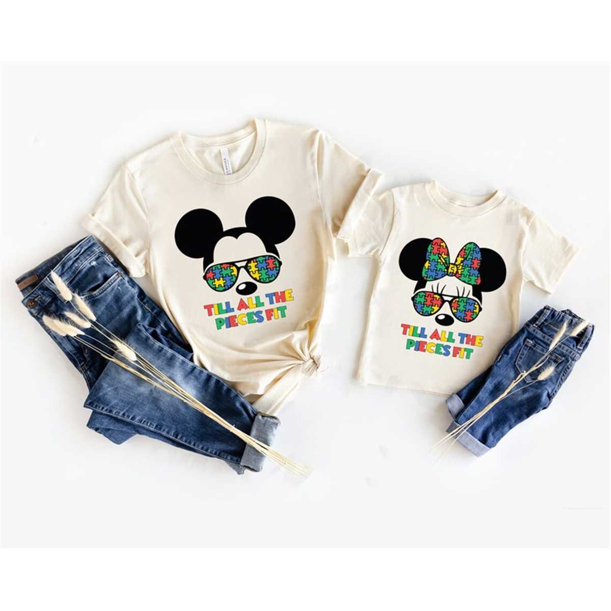 T-shirt 'Autism Mom' Blanc - Taille M Homme - Neuf Sans étiquettes - Marque Générique - Support Sensibilisation