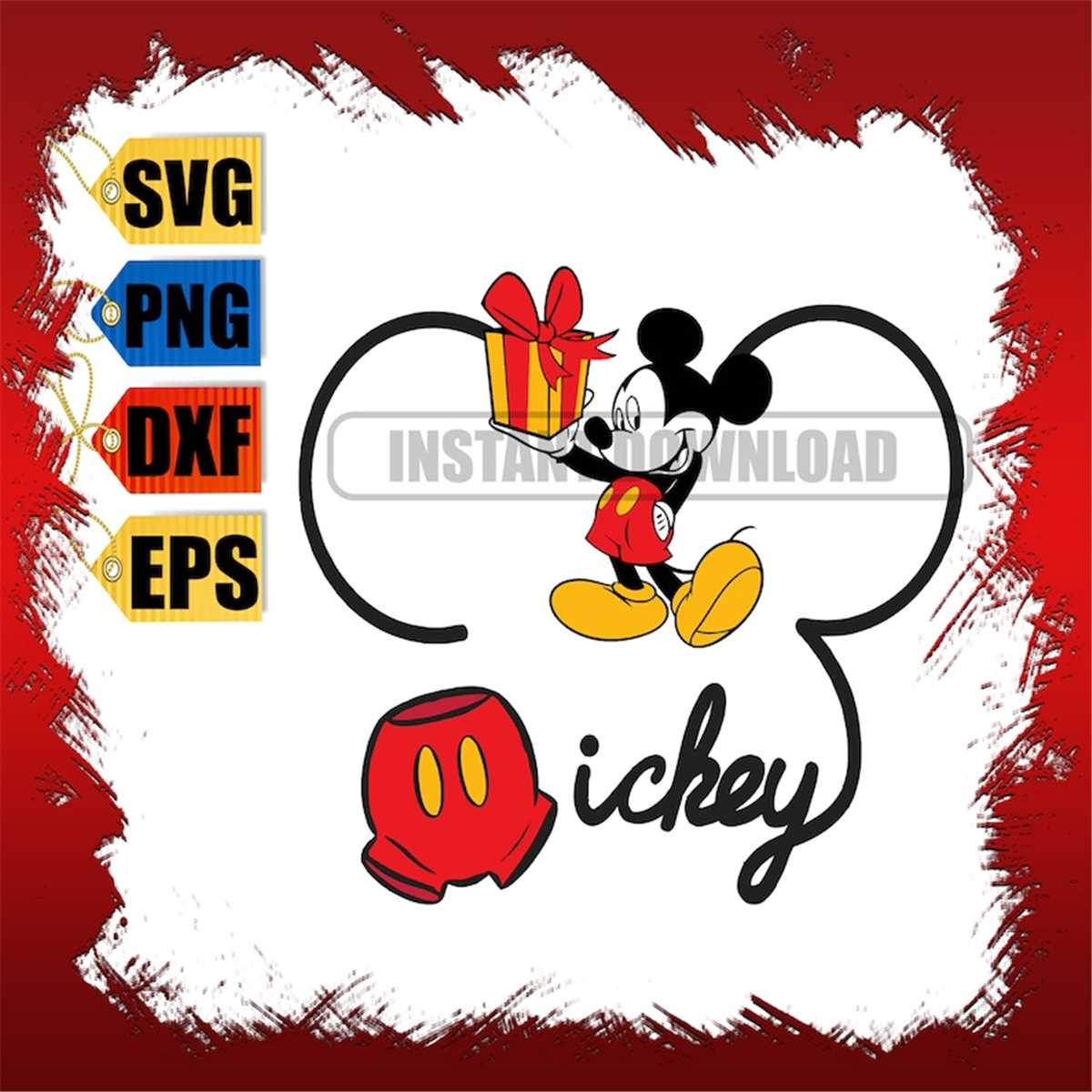 Mickey svg, Mickey Head, Mouse head, Mouse, svg, png, dxf, D - Inspire