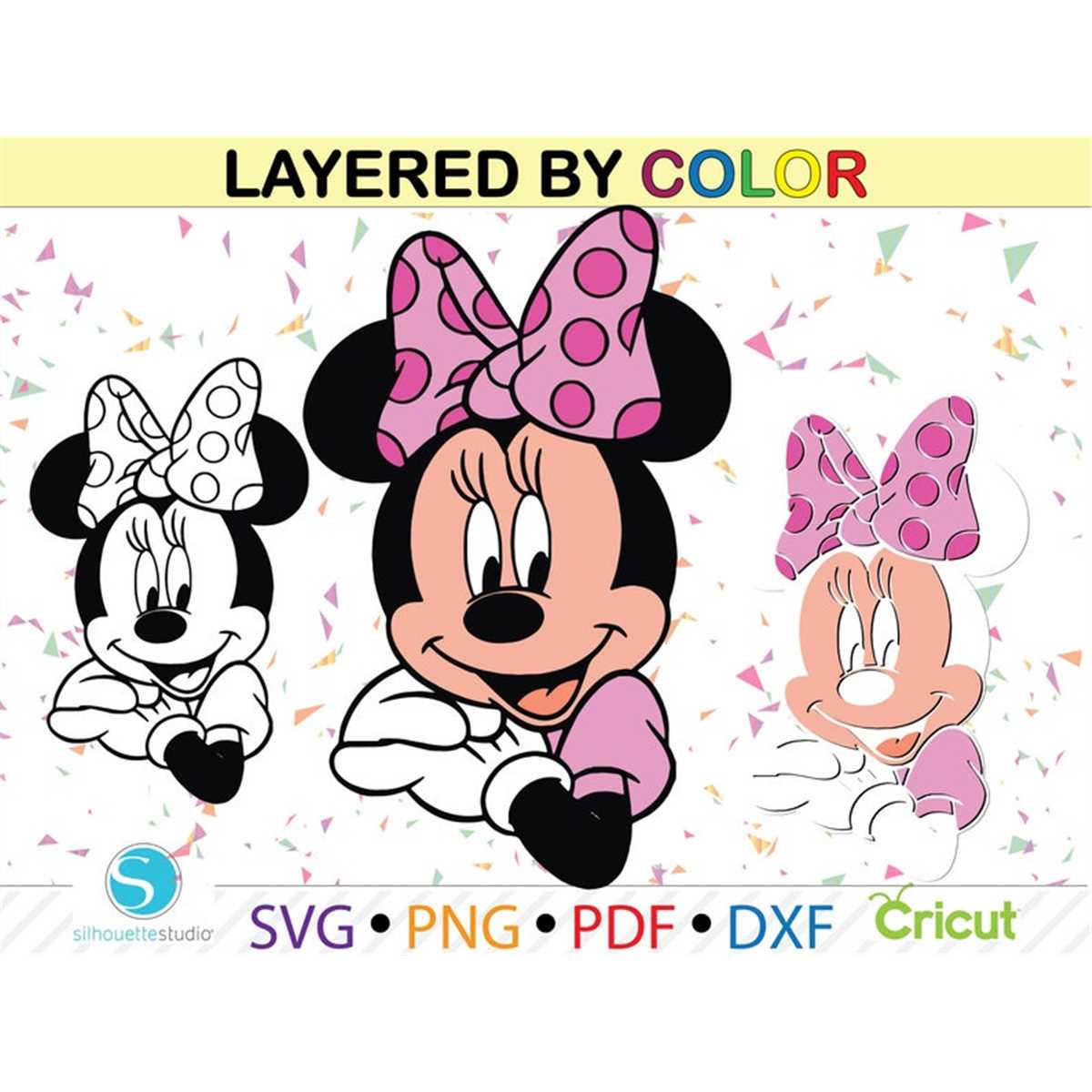 Minnie Mouse svg,minnie mouse clipart svg png dxf pdf jpg, m - Inspire ...