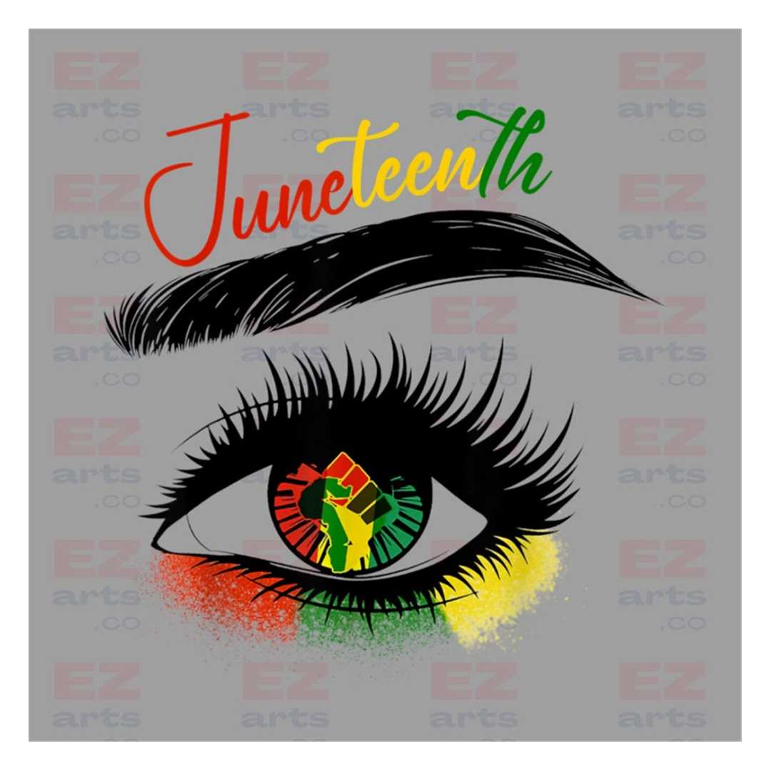 Juneteenth Eye Png Sublimation Design, Eyelash Juneteenth Pn | Inspire ...