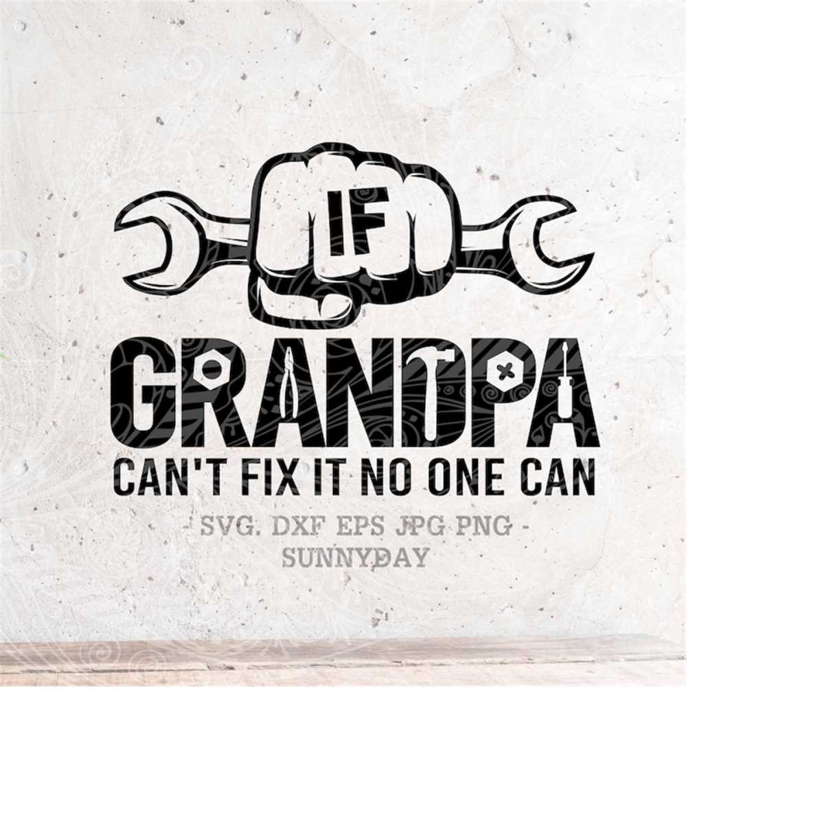 Boné De Beisebol Papa Tools - 'If He Can't Fix It No One Can' - Presente Para Pai E Avô