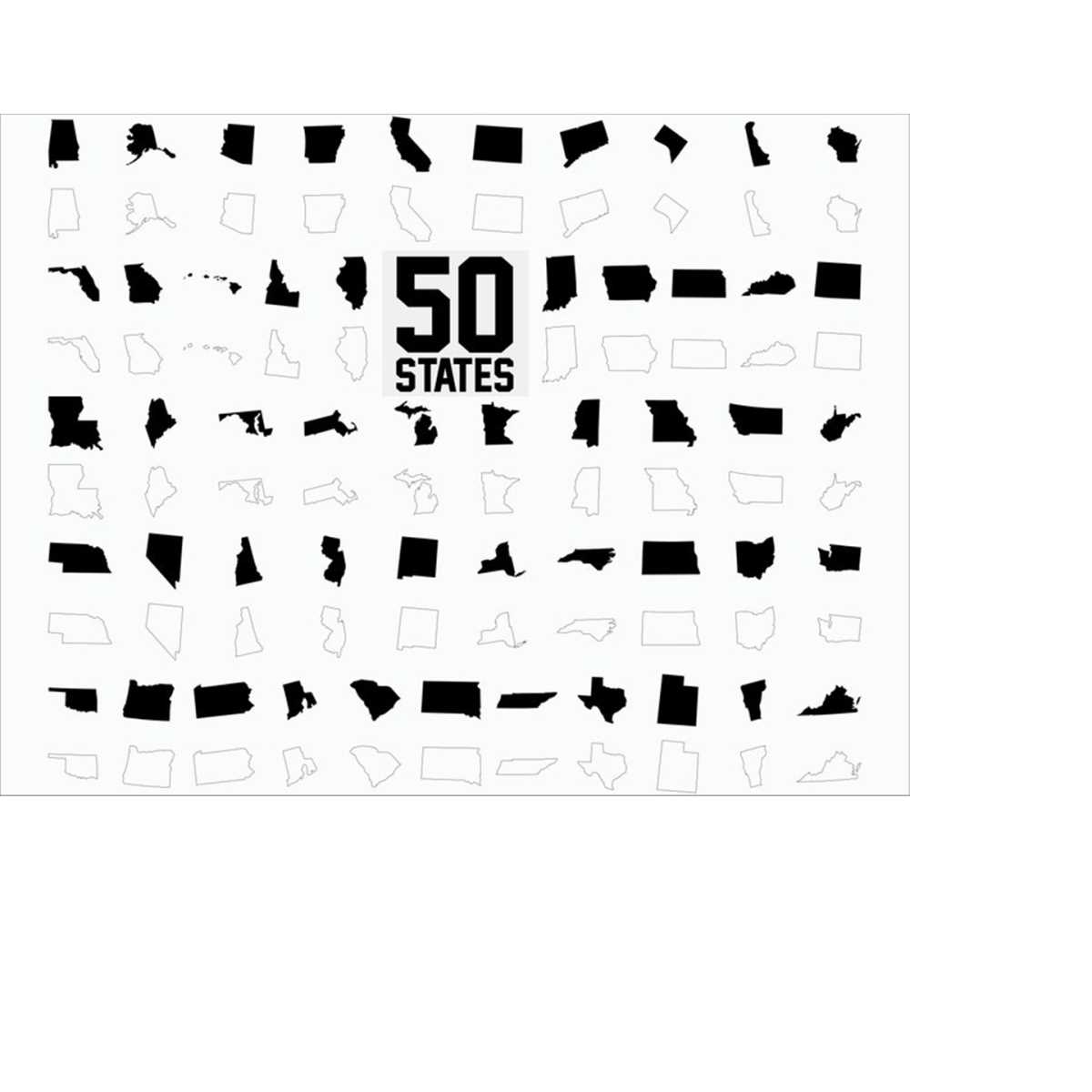 United States svg/ states vector/ All states svg/ states cli - Inspire ...