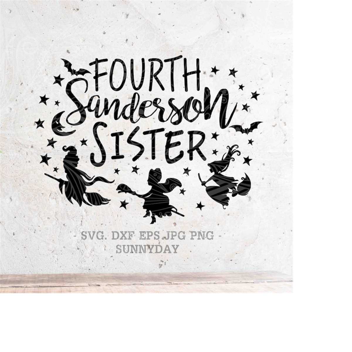 Fourth Sanderson Sister Svg,Hocus Pocus Svg, Halloween Svg F | Inspire ...