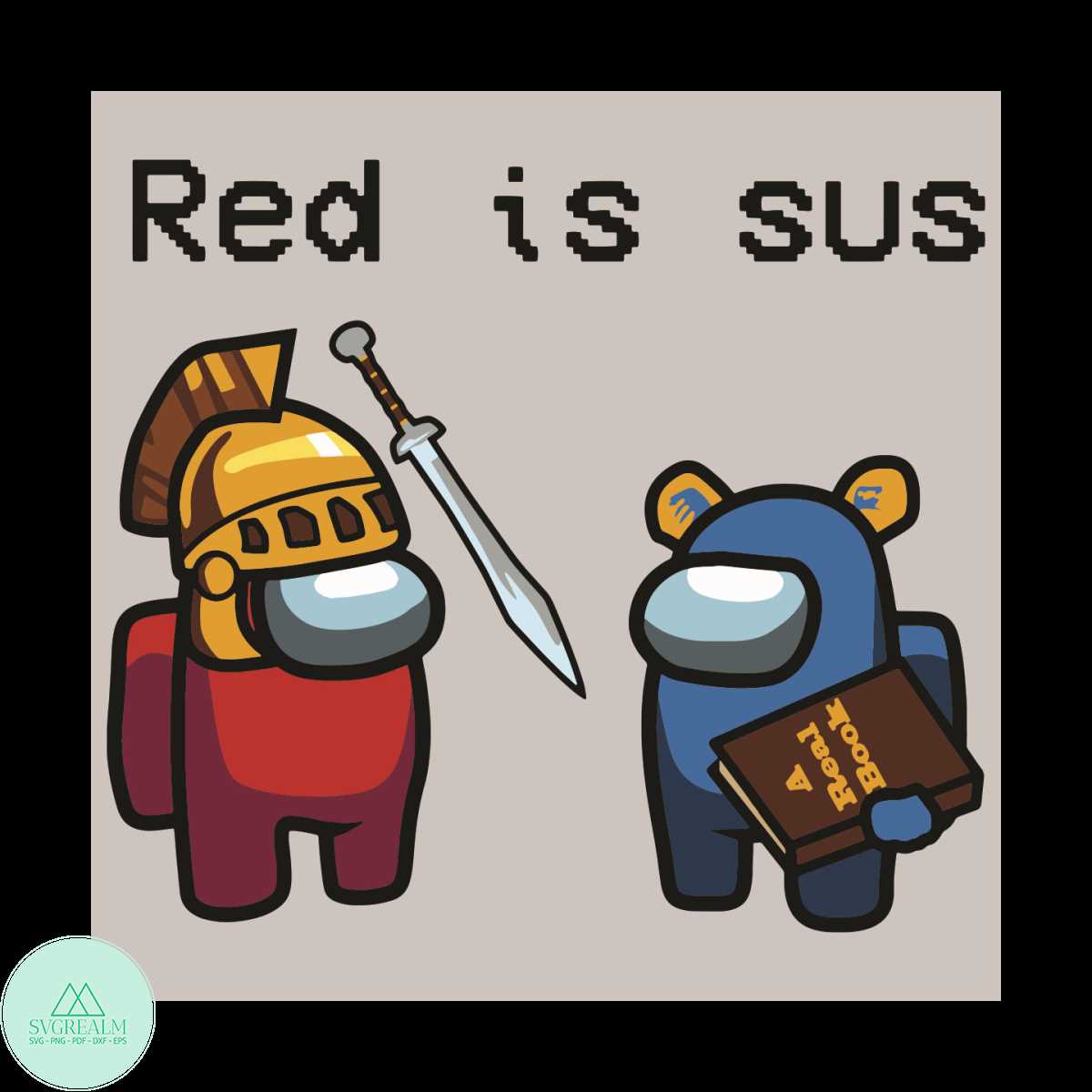 Red Is Sus Svg, Trending Svg, Among Us Svg, Sus Svg, Rivalry Inspire