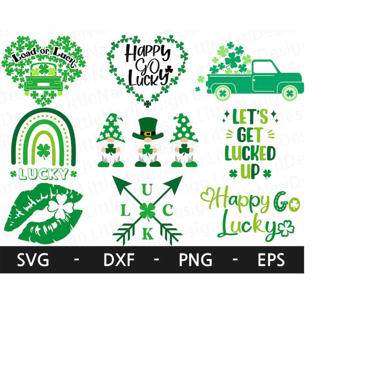 St Patrick's Bundle svg, Happy St Patrick's Day svg, svg cut - Inspire ...
