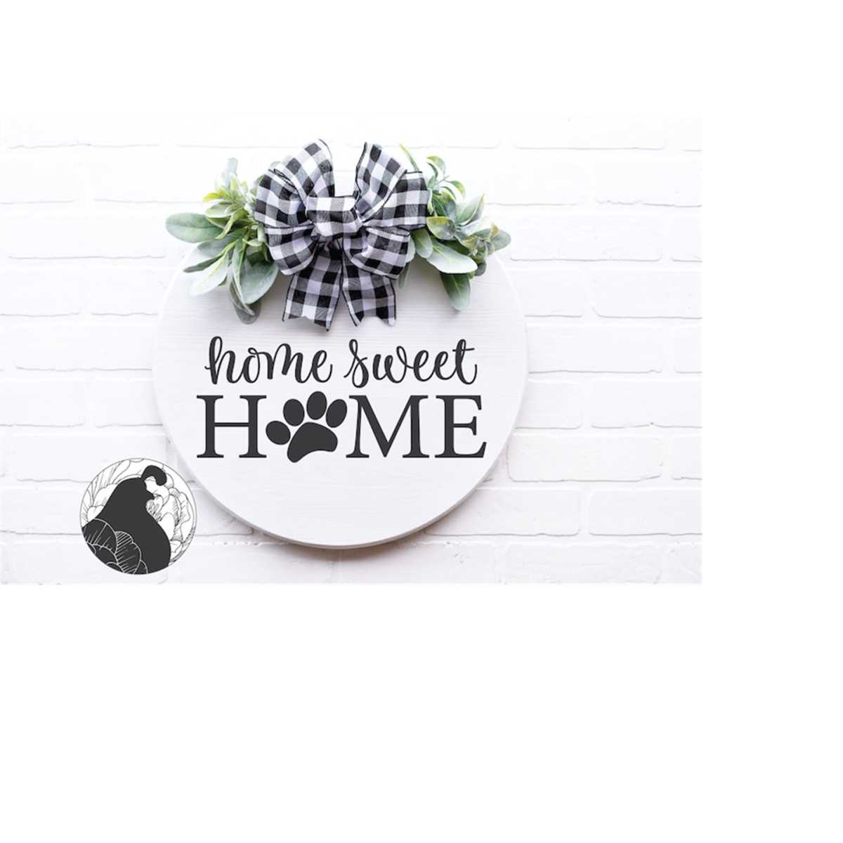 Home Sweet Home SVG, Dog SVG, Doggy Paws svg, Paw Print svg, - Inspire ...