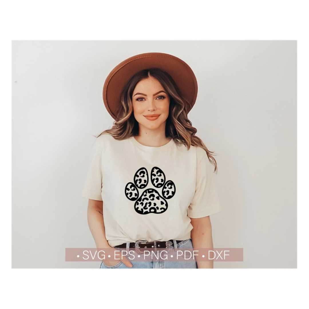 Paw Print Svg, Leopard Paw Print Svg, Cheetah Print Svg Dog - Inspire