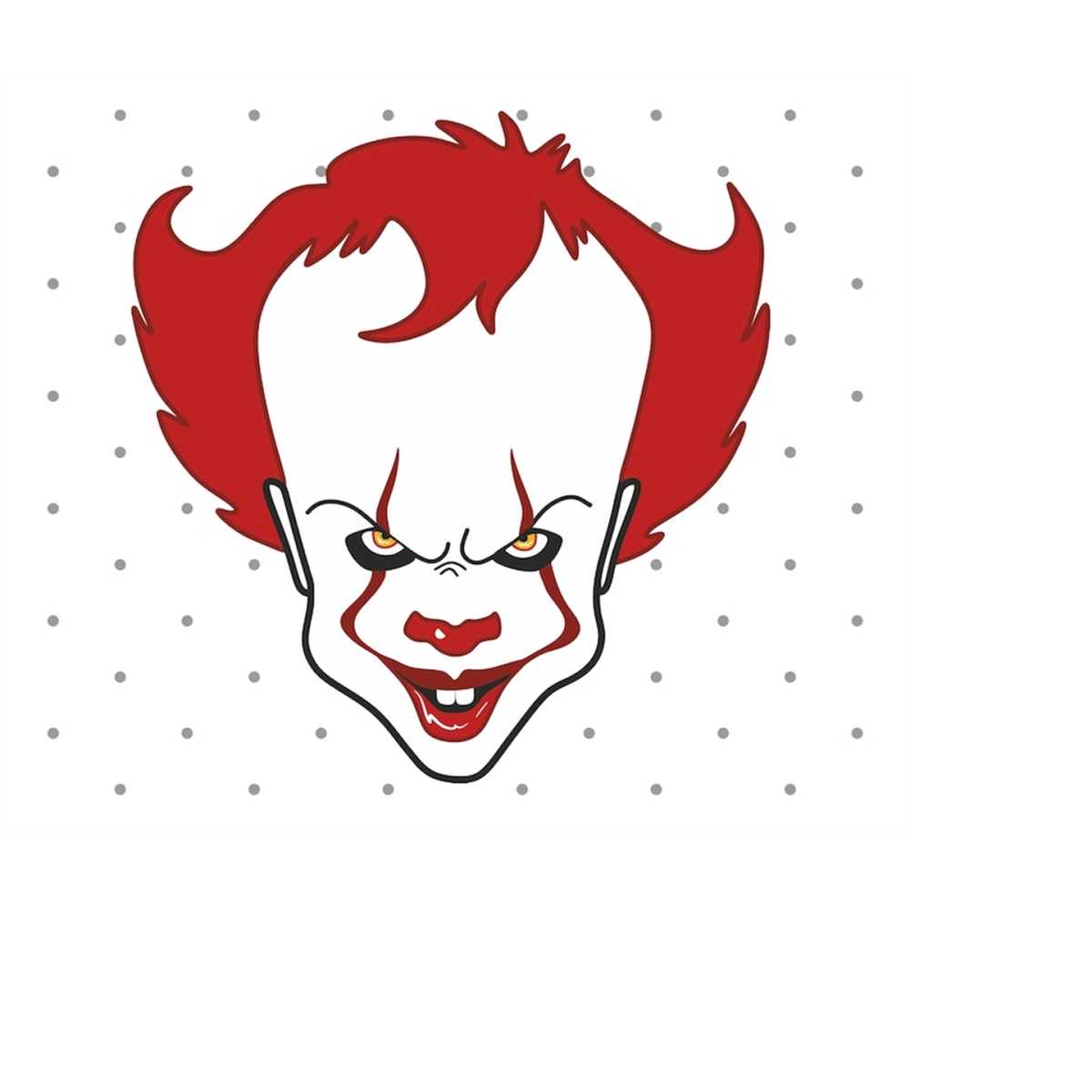 Pennywise SVG, Pennywise Clipart, Horror Character Svg, Horr - Inspire