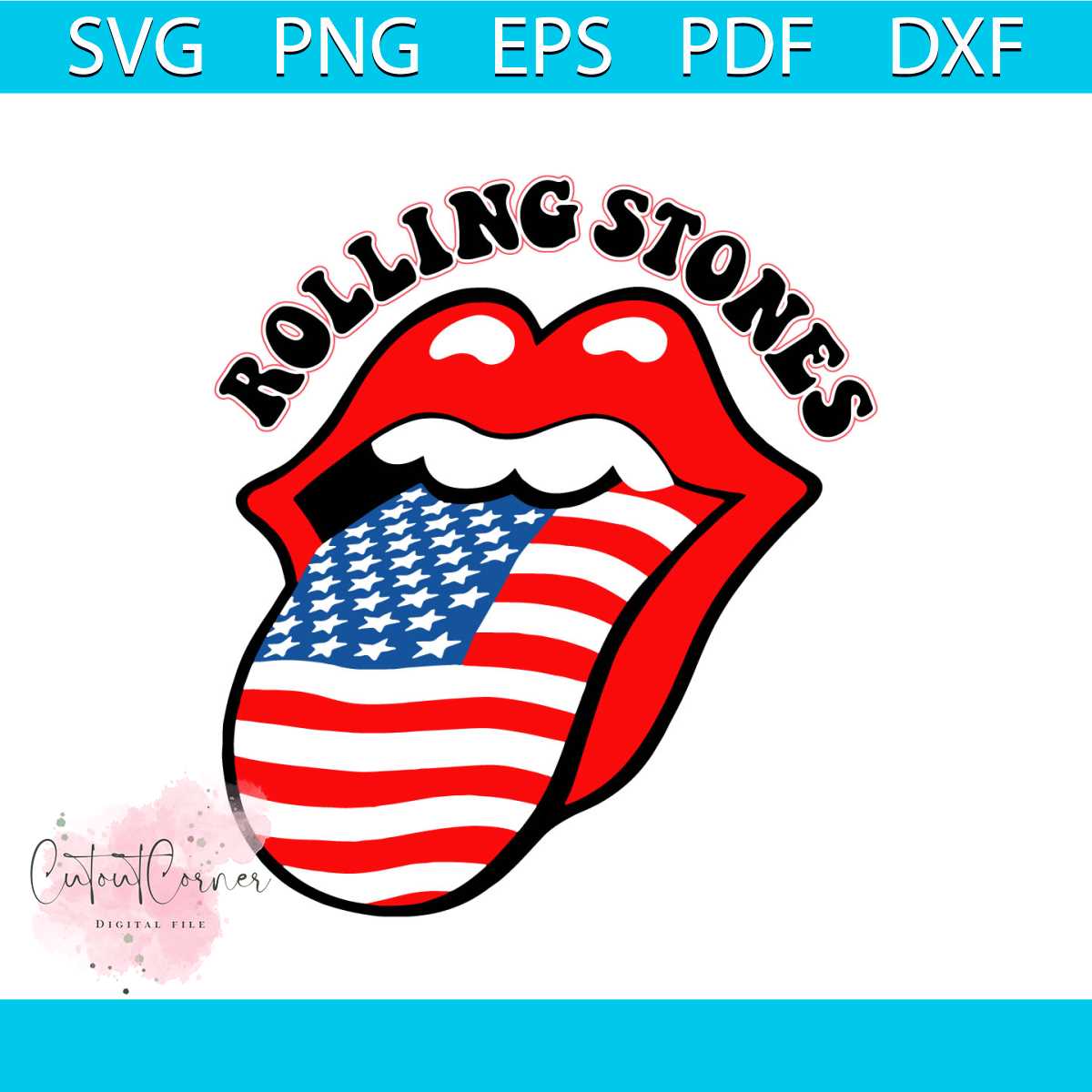 ROLLING STONES TONGUE SOCKS UNISEX 2 PACK - Calze