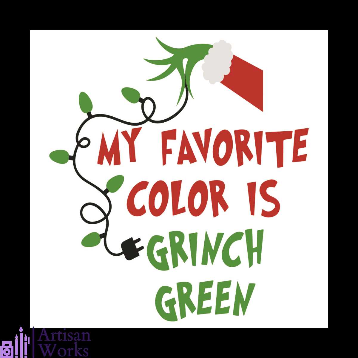 My Favorite Color Is Grinch Green Svg, Christmas Svg, The Gr | Inspire ...