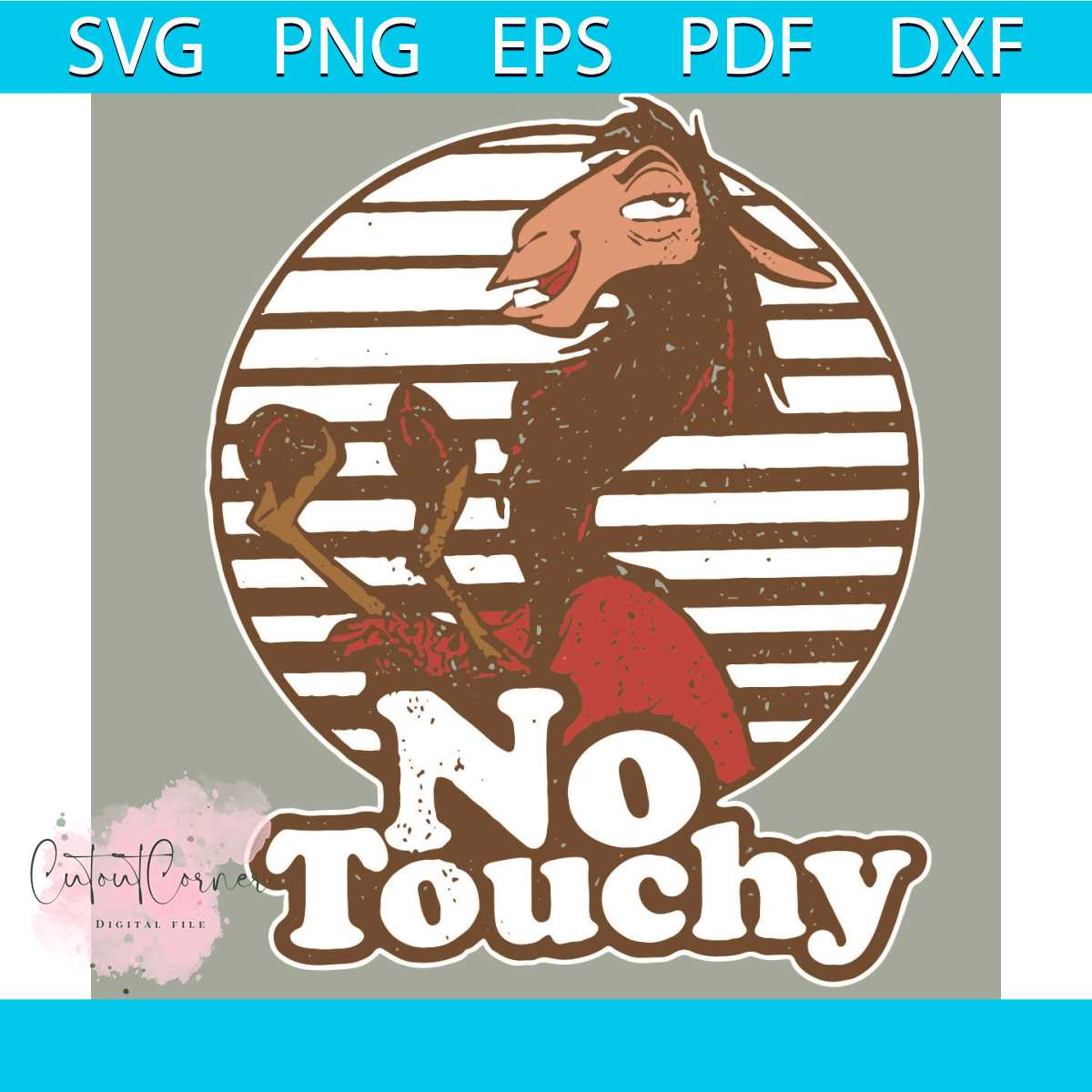 No Touchy SVG, Disney Emperors svg, Kronks New Groove SVG, N | Inspire ...