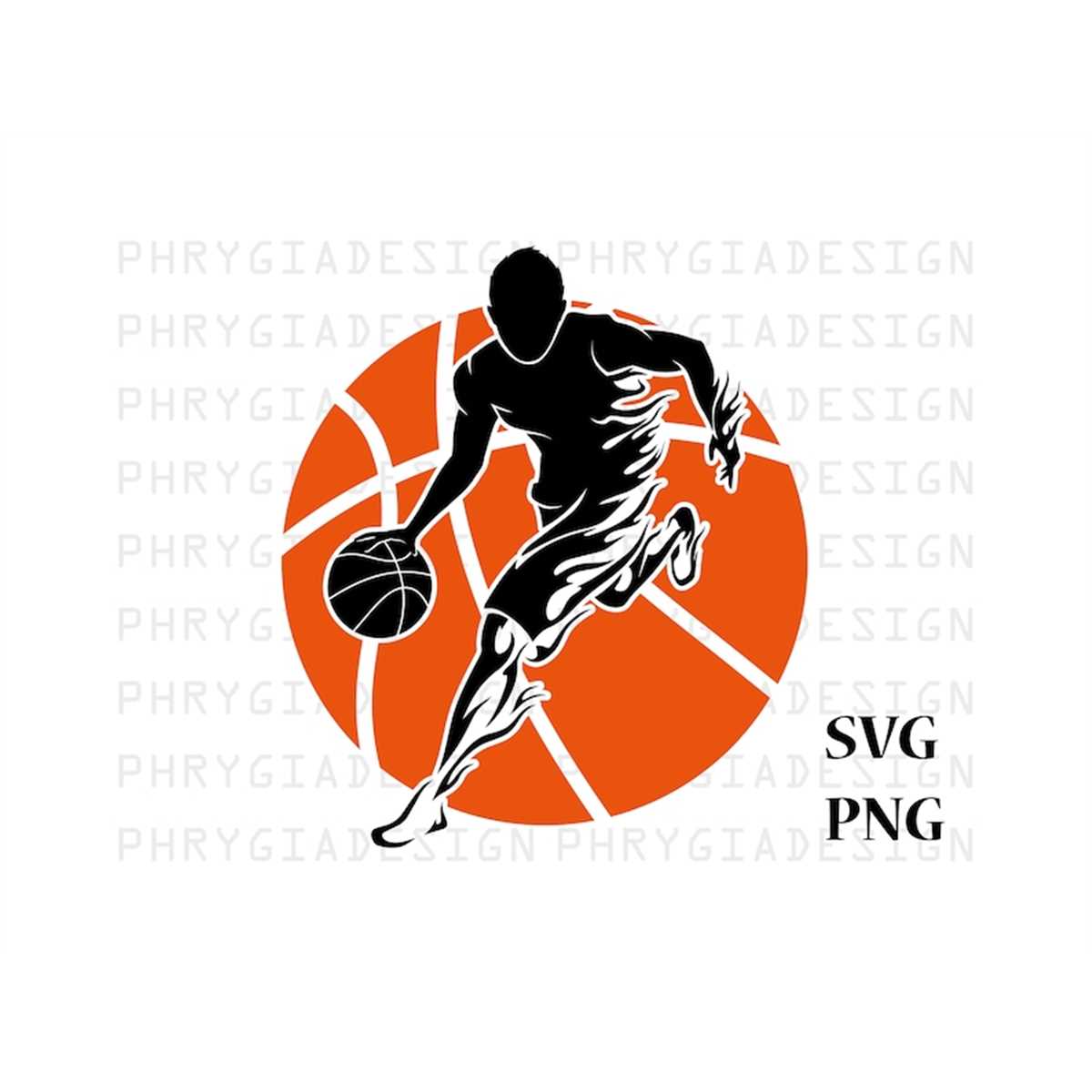 Basketball Player Svg Png , Basketball Player Silhouette , B - Inspire