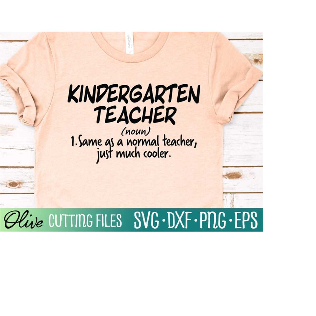 Kindergarten Teacher Definition Funny School Svg, Teacher sh Inspire