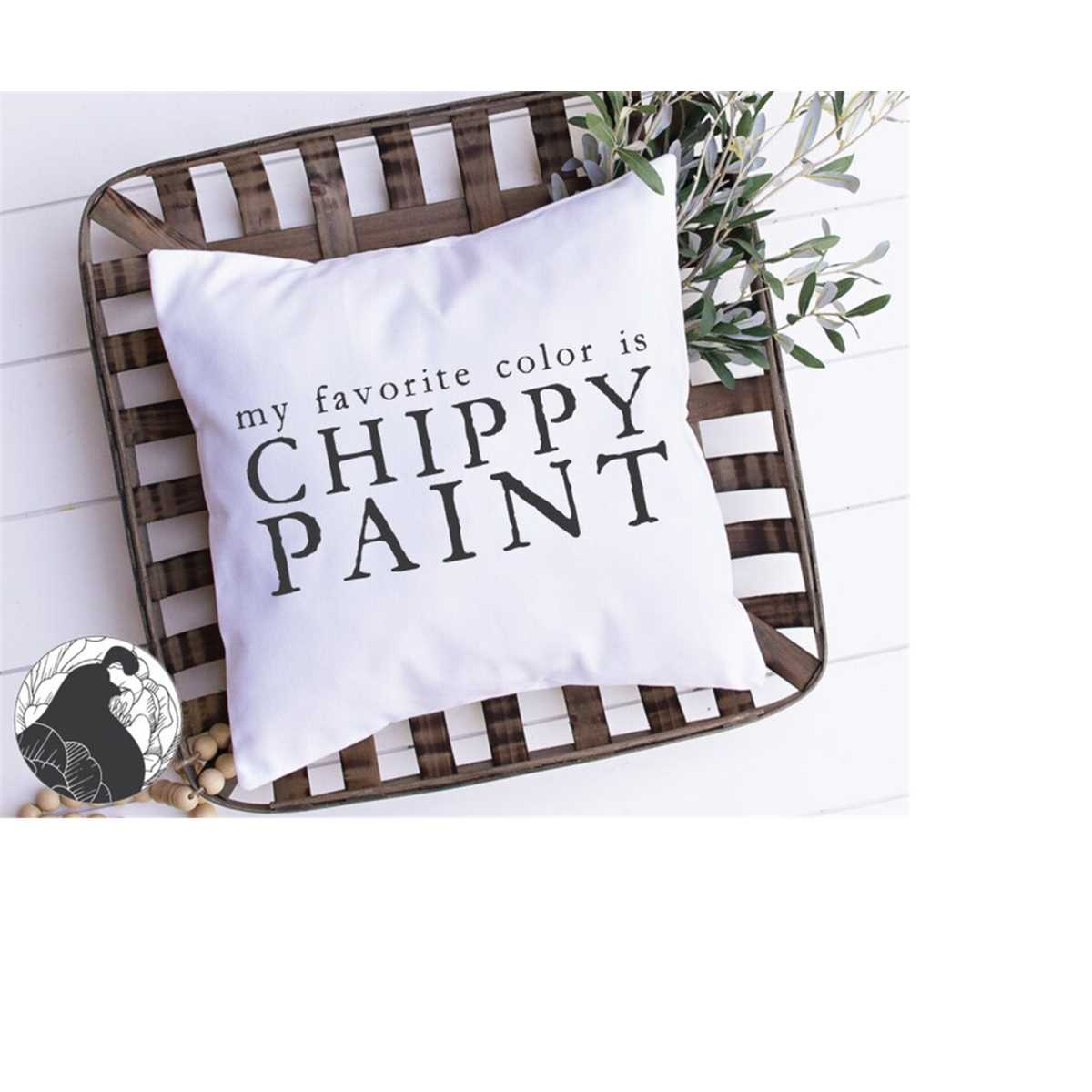 My Favorite Color SVG, Chippy Paint Cut File, Farmhouse Sign | Inspire ...