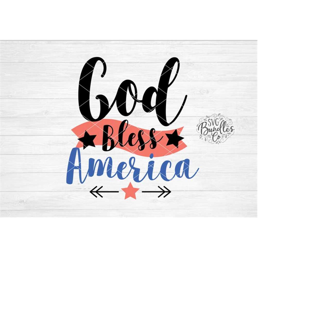 Instant SVG/DXF/PNG God Bless America, usa svg, america svg, - Inspire