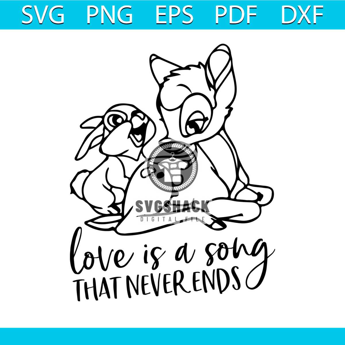 Love is a song that never ends svg free, trending svg, disne - Inspire ...
