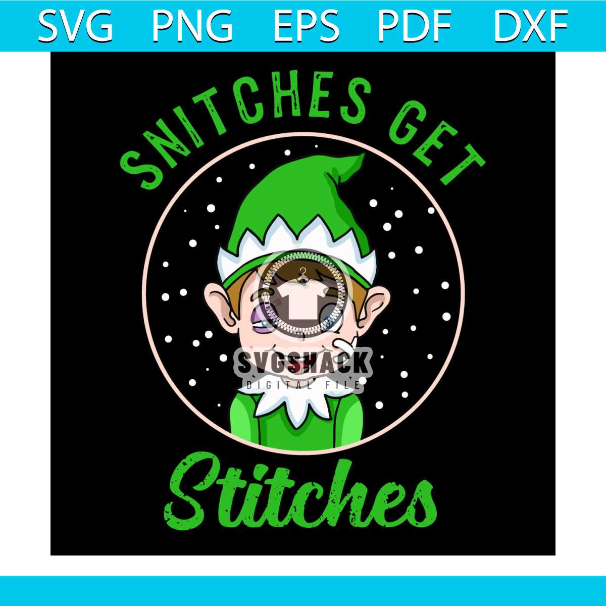 Snitches Get Stitches Svg, Christmas Svg, Elf Xmas Snitches Inspire