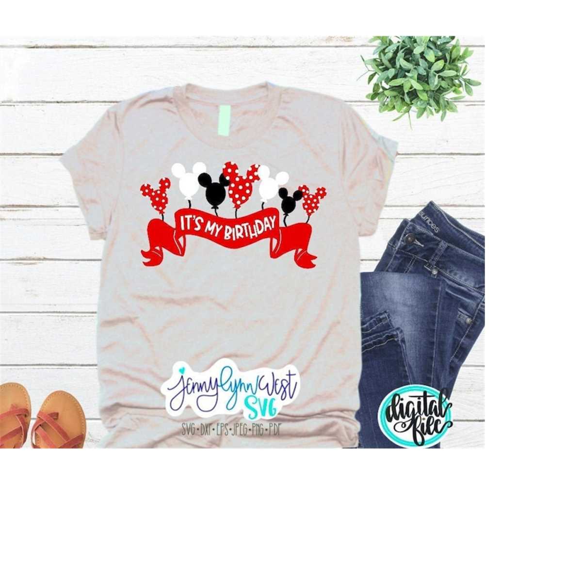 Birthday svg minnie mouse its my birthday shirt birthday par inspire