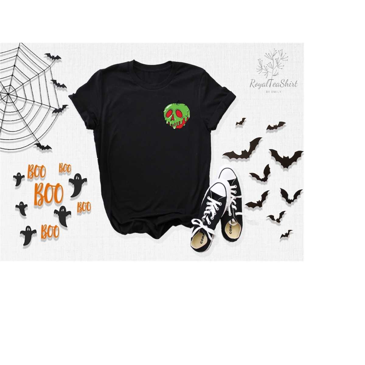 Retro Evil Queen Poison Apple Cast Your Curse Shirt Snow W