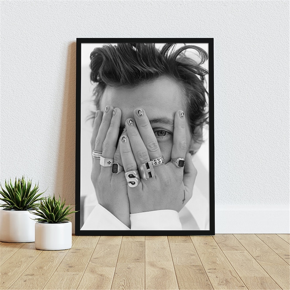 Vintage Harry Styles Poster, Black and White, Harry Styles W Inspire