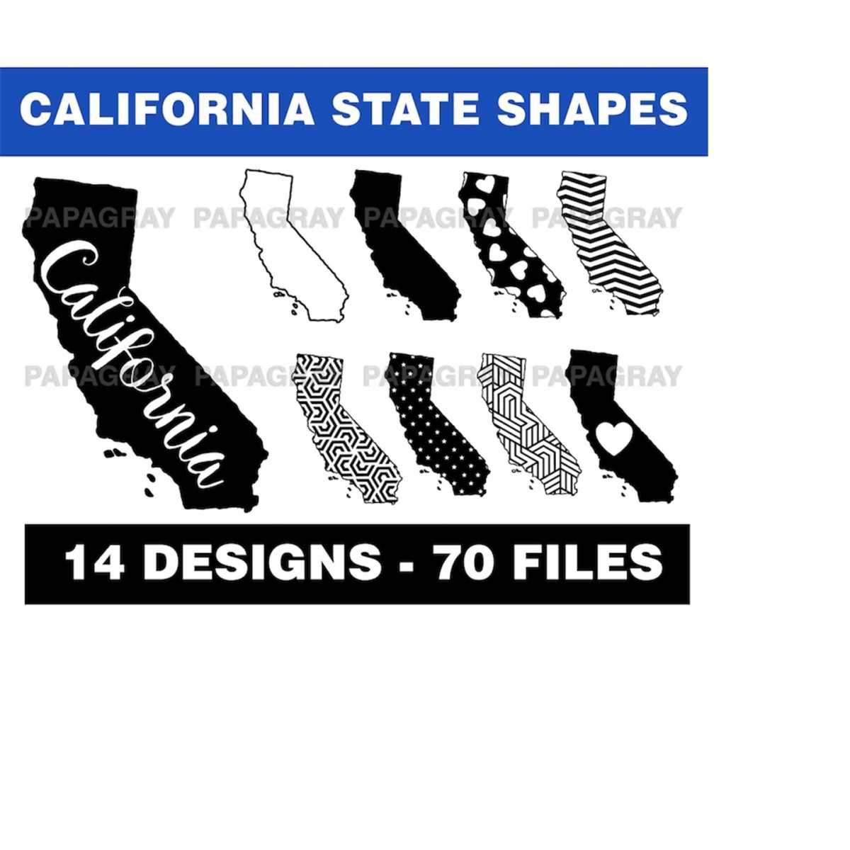 Califormia Shape California SVG - California State Shape | Digital Download | | Inspire ...