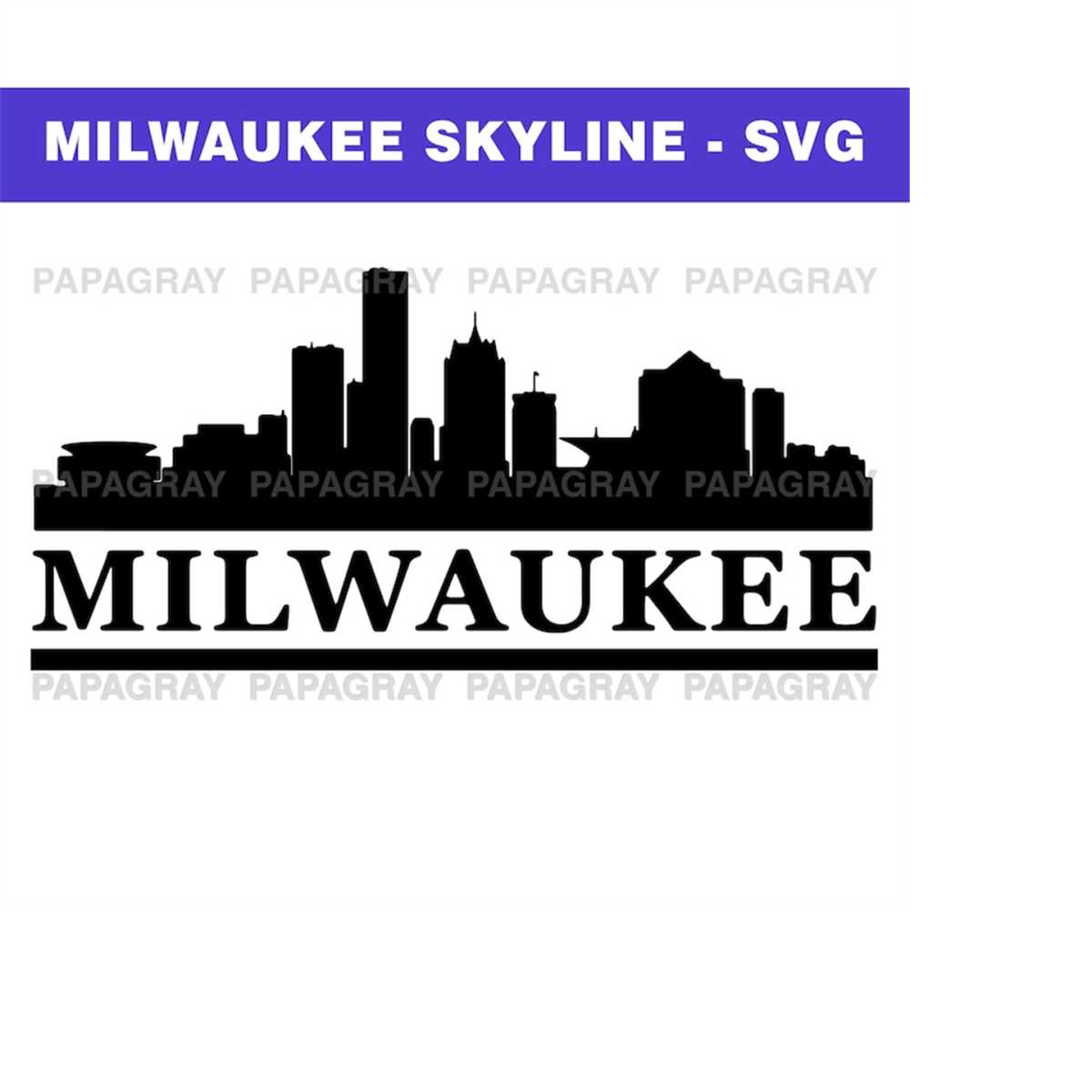 Milwaukee Skyline SVG | Digital Download | Milwaukee SVG, Mi | Inspire ...