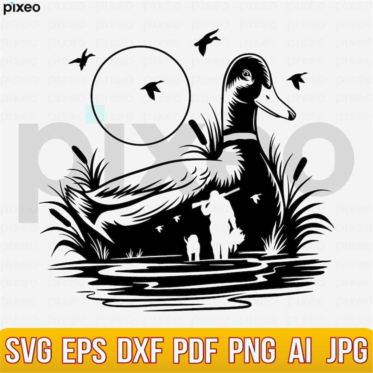 Duck Hunting Svg, Bird Hunting Svg, Hunting Dog Svg, Duck Hu - Inspire
