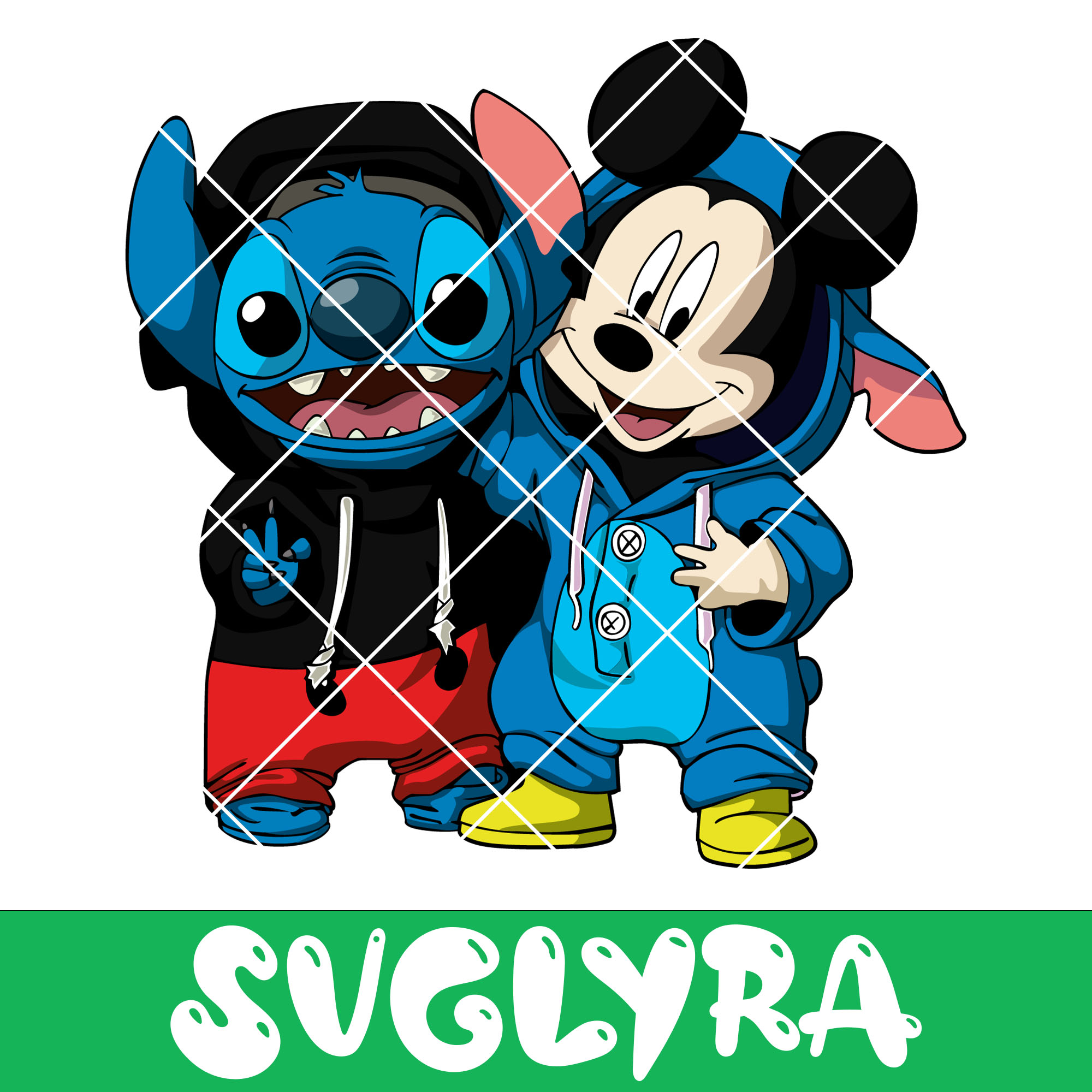 Stitch And Mickey Svg, Lilo And Stitch Svg, Mickey Mouse Svg Inspire