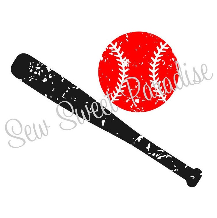 Baseball SVG, Baseball Bat SVG, Baseball Grunge SVG, Digital | Inspire