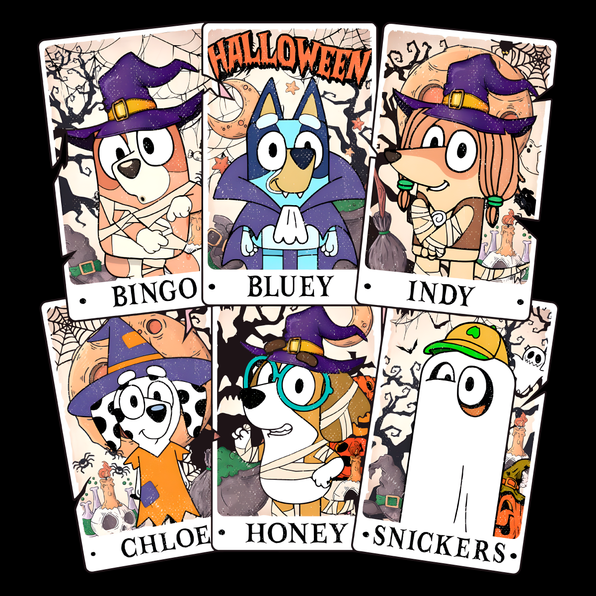 Bluey Characters Svg