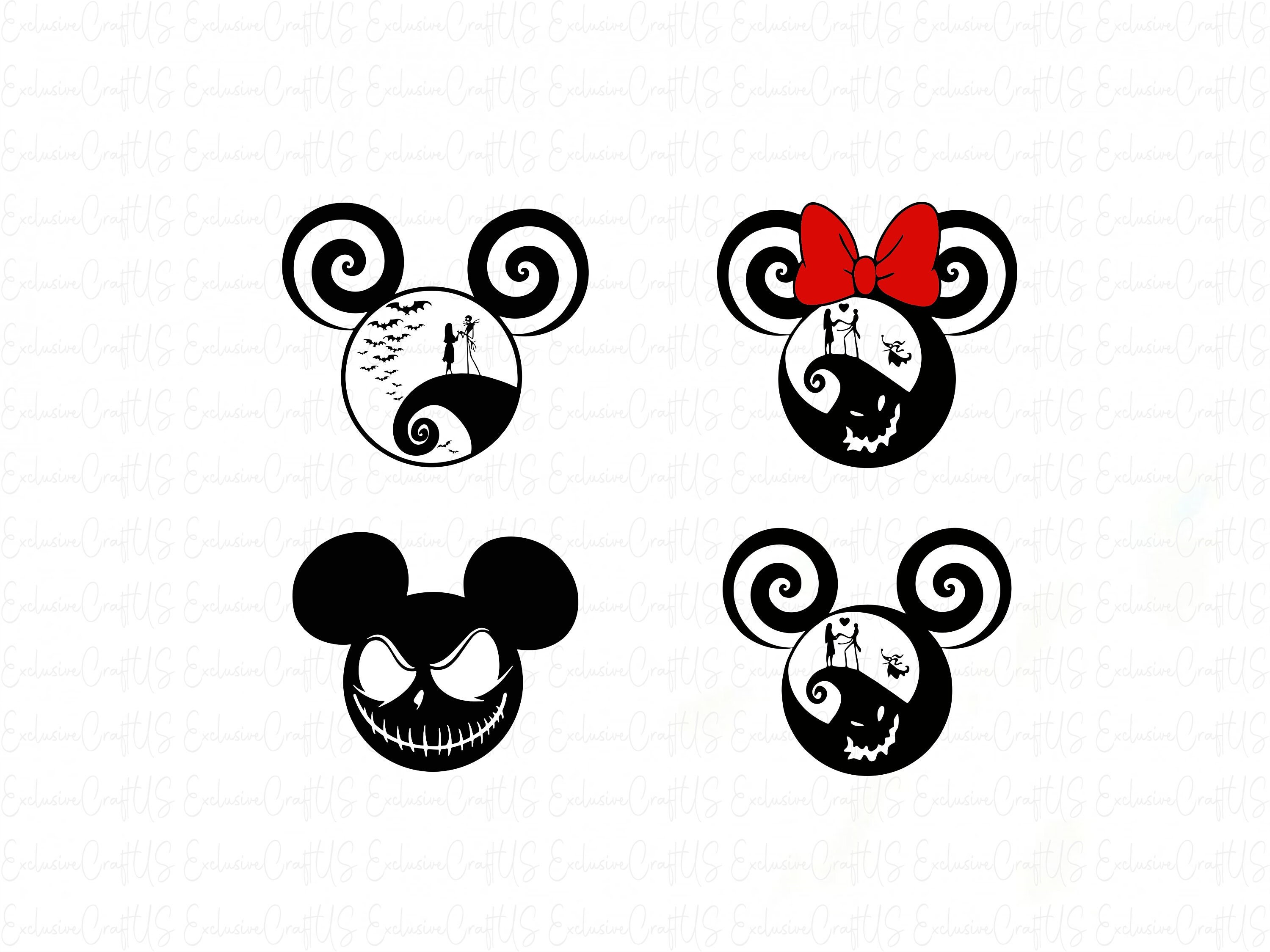 Halloween SVG Bundle, Mouse Head SVG, Halloween Sublimation Inspire