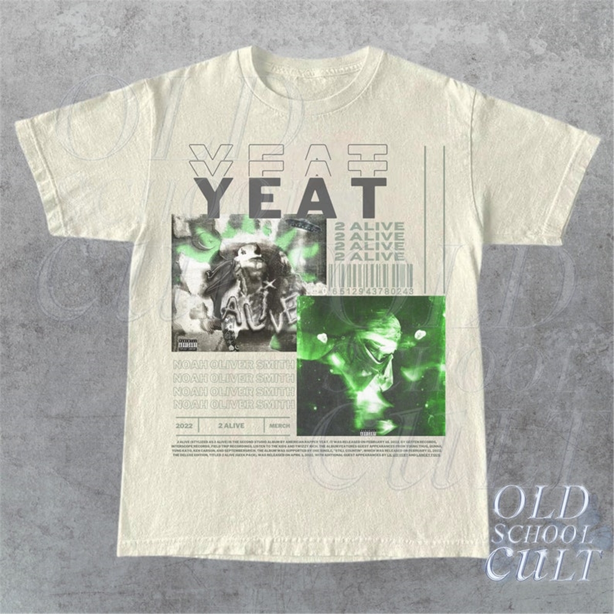 Yeat 90s Inspired T-Shirt | Oversize Unisex Graphic Rap Tee | Inspire ...