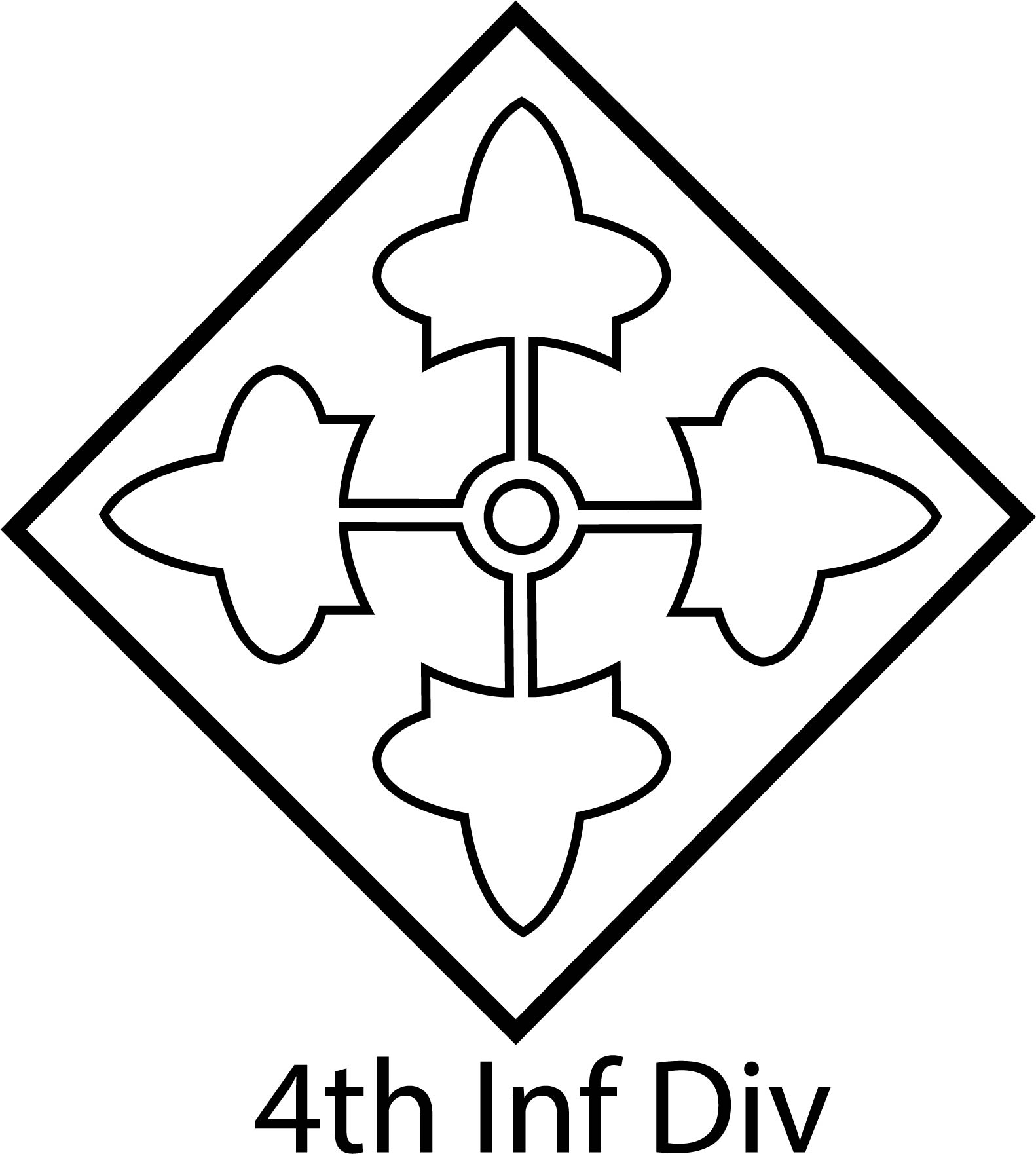 Us Army 4th Infantry Divisions Vector Svg Dxf Eps Png Jpg Fi Inspire Us Army 4th Infantry Divisions Vector Svg Dxf Eps Png Jpg Fi Inspire