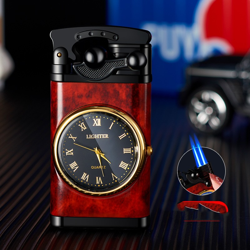 Clock Rocker Directthrough Doublefire Blue Flame Lighter Inspire Uplift