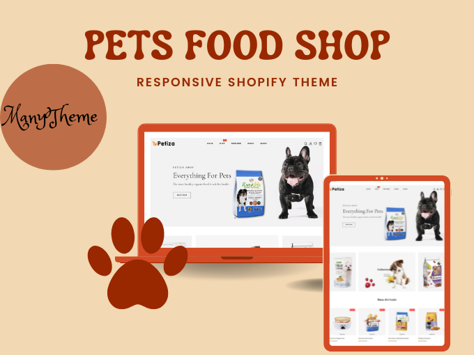 Petiza Pets Food Shop Responsive Shopify Theme Inspire Uplift