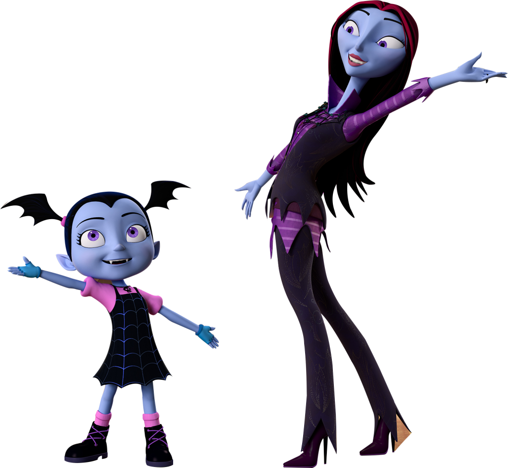 Vampirina Clipart Digital Download, Vampirina PNG, font Vamp - Inspire ...
