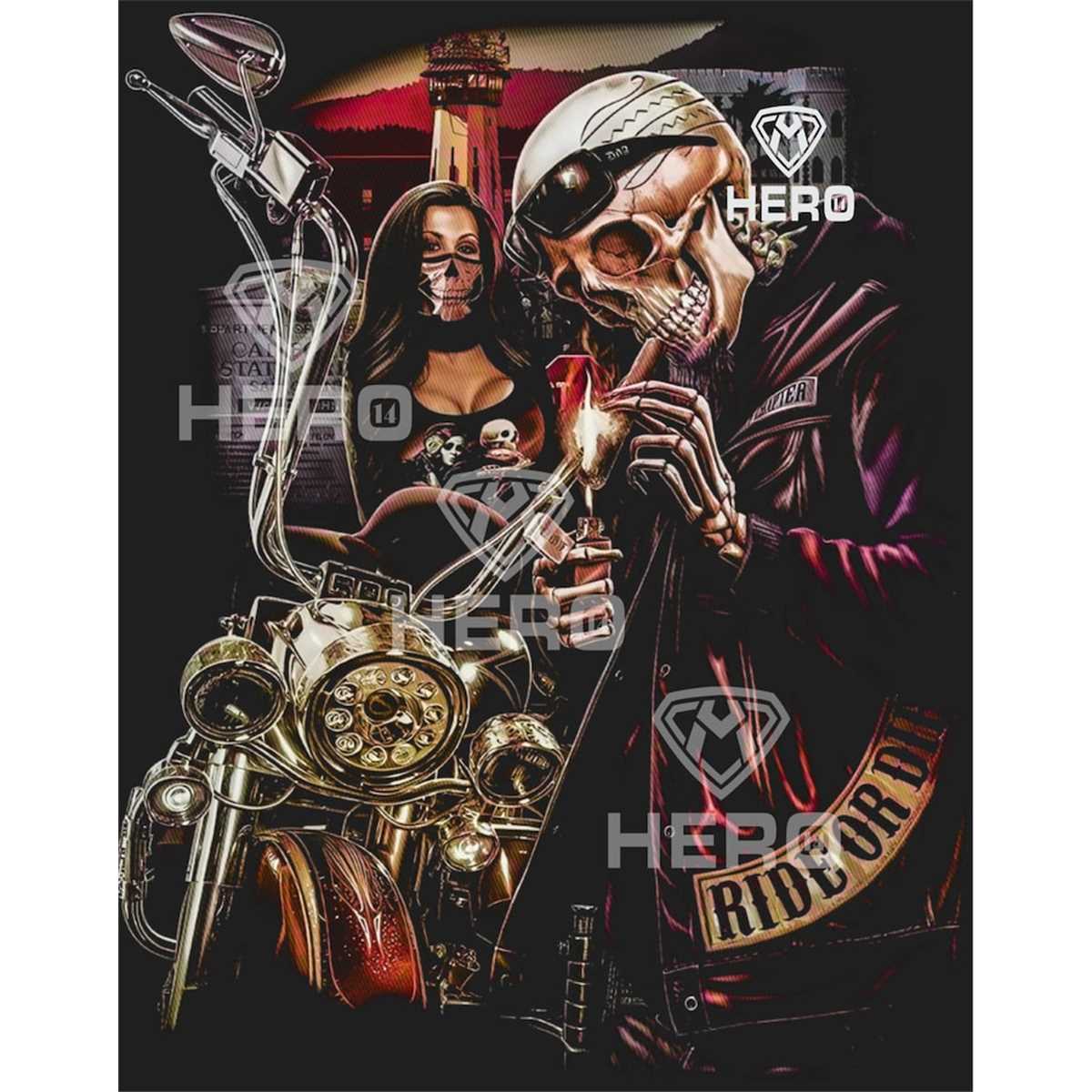 Skeleton Ride Buddy Skeleton Ride or Die Png Skull with Wings Png Motorcycle Val | Inspire ...