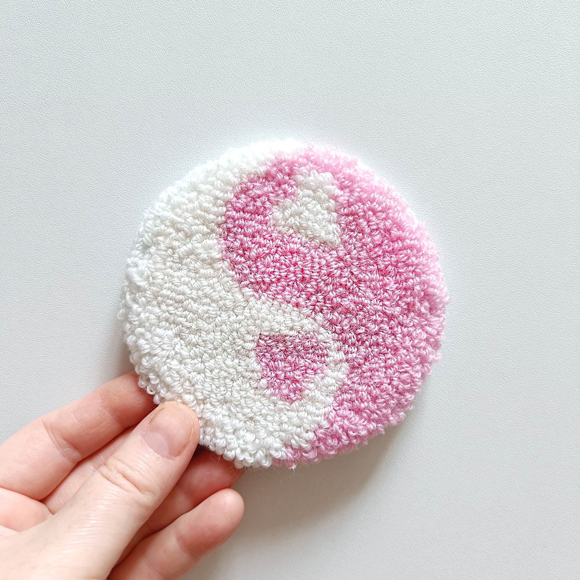 Yin Yang coasters Tufted coasters Punch needle coasters Christmas coasters Christmas gifts Sweet Home Coasters Mug coasters