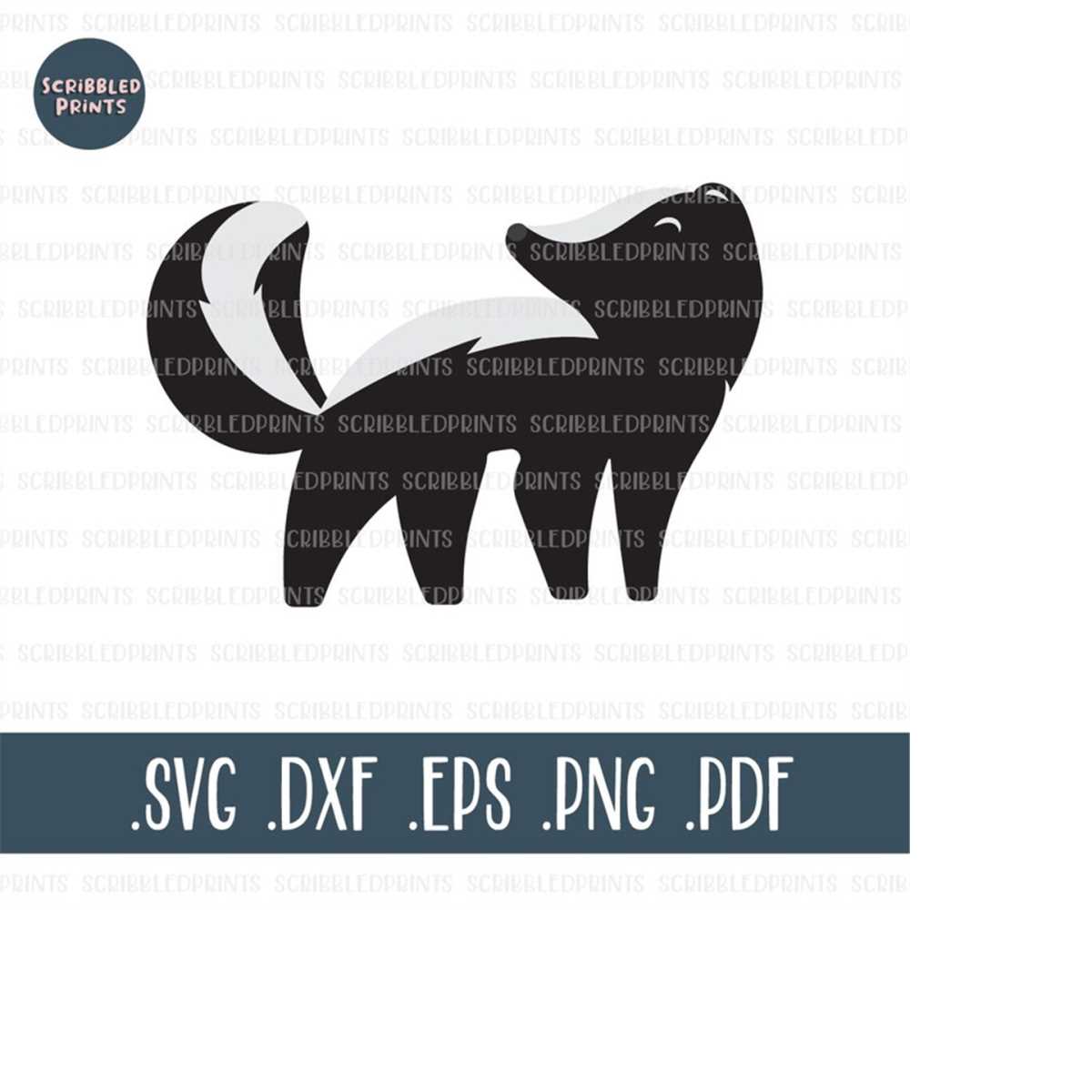 Skunk SVG, Cute Skunk, Skunk Clipart, Skunk Vector, SVG Cut - Inspire ...