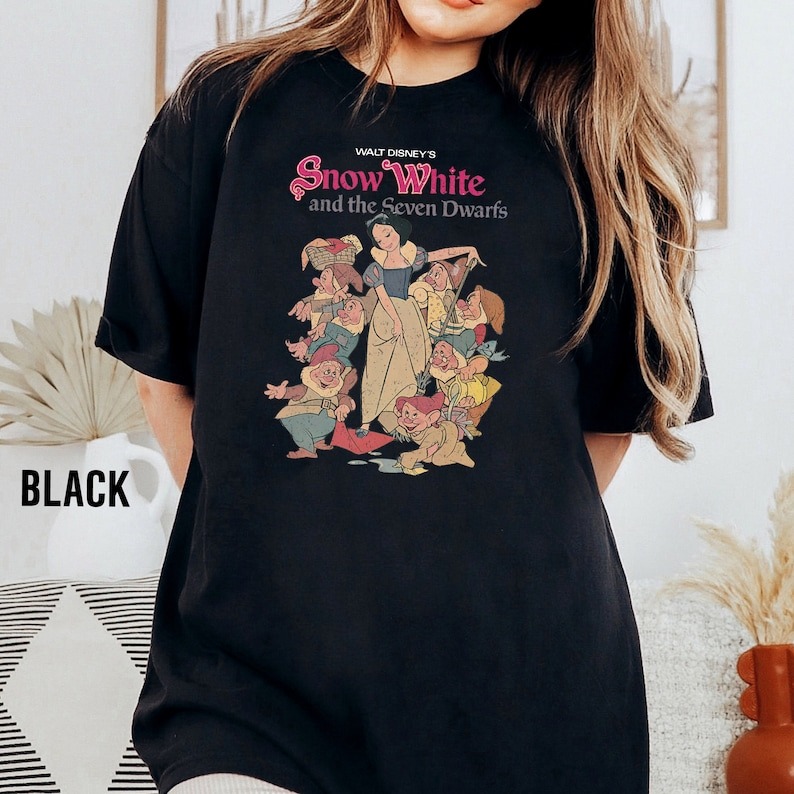 Vintage Disney Snow White And The Seven Dwarfs Shirt, The Se - Inspire ...