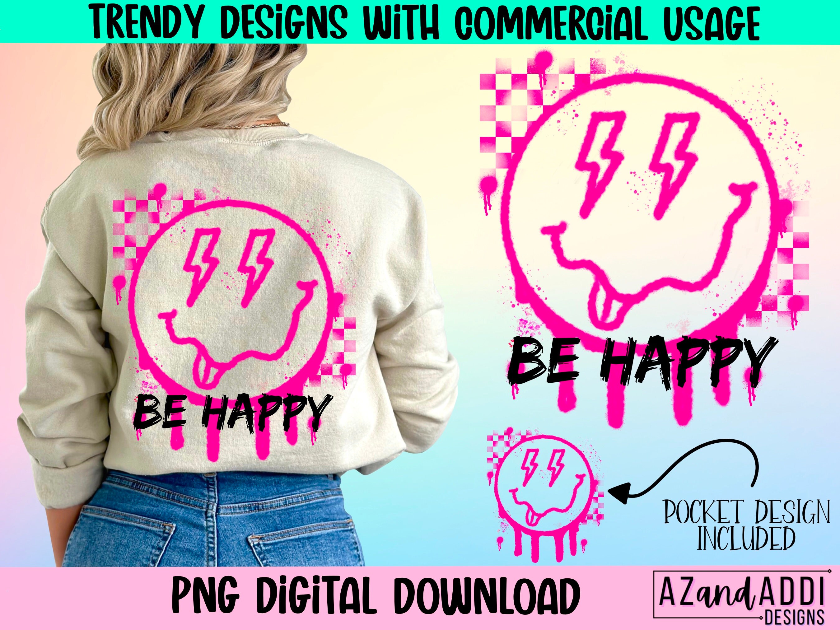 Be happy smiley face png, retro smiley face png, smiley subl | Inspire ...