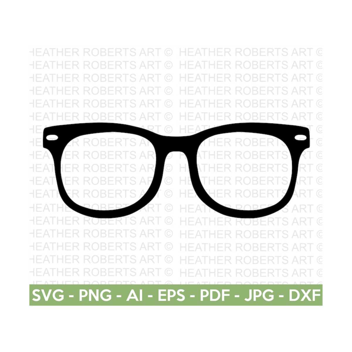 Spectacles Svg Vector Glasses Svg, Eyeglasses Svg, Glasses Silhouette, Spectacles | Inspire ...