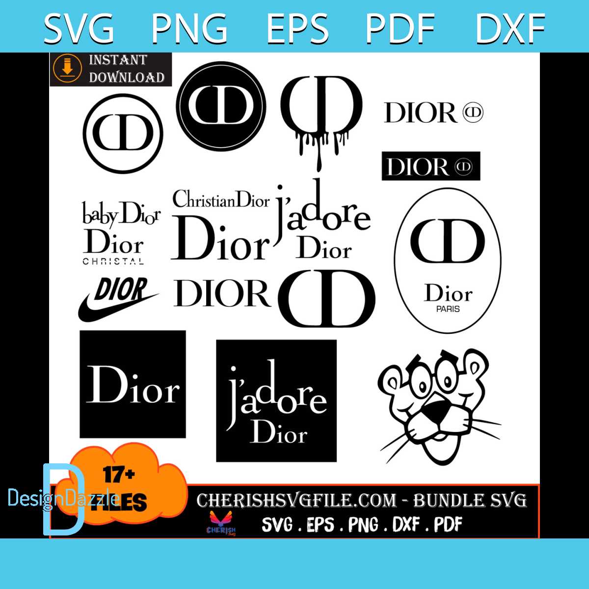 17 Files Of Dior Brand Bundle Svg, Brand Svg, Dior Svg | Inspire Uplift